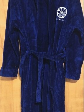 APOLLO BLUE MEN'S BATHROBES